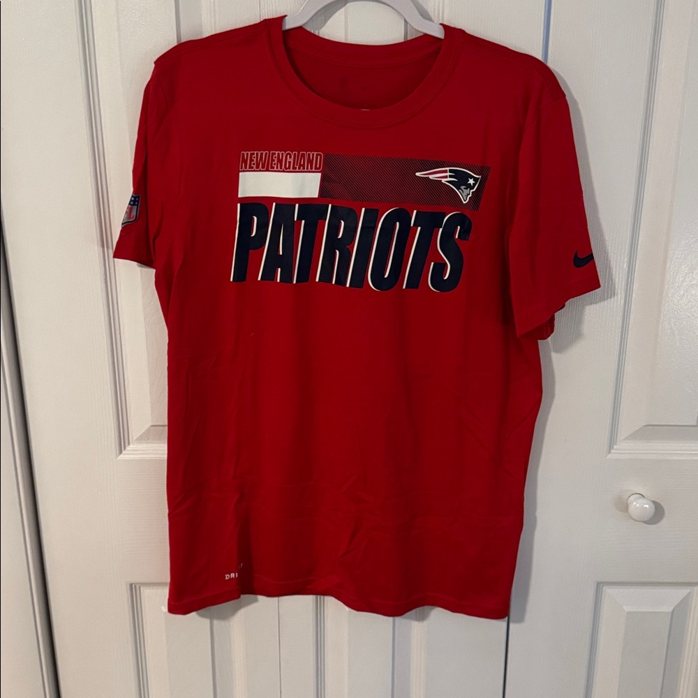 Nike Red New England Patriots Tee